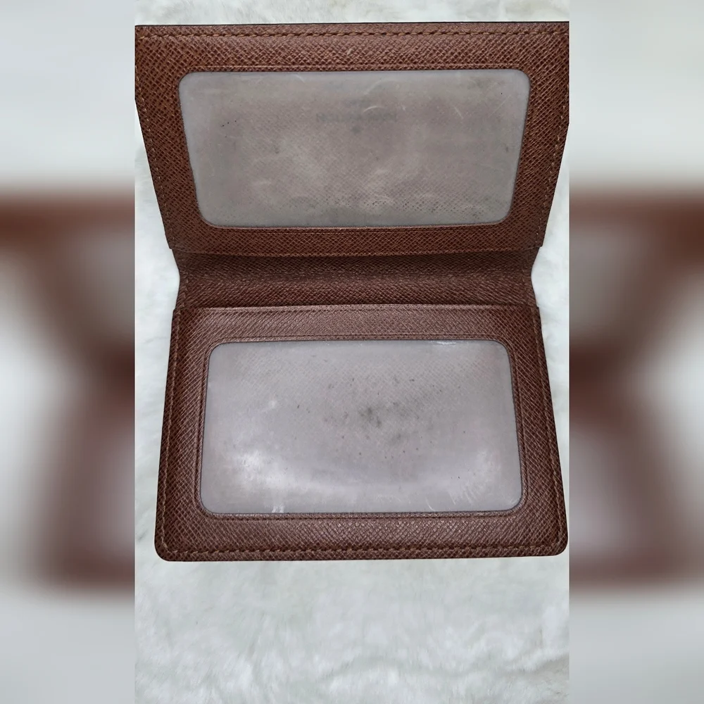 Louis Vuitton Brown and Gold Monogram Card Holder